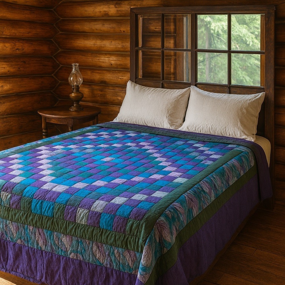 Northern Twilight – 98" x 80" Reversible Quilt